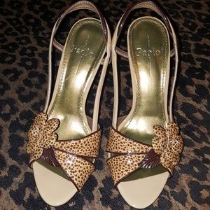 Linea Paolo Animal Print Heel 4.5 " Size 8.5